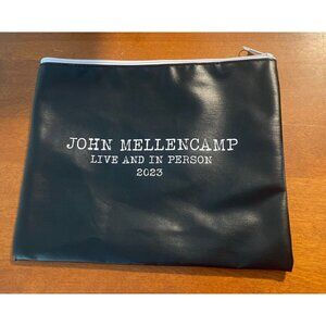 John Mellencamp Pouch Bag Organizer Live In Person 2023 Concert Tour Black White